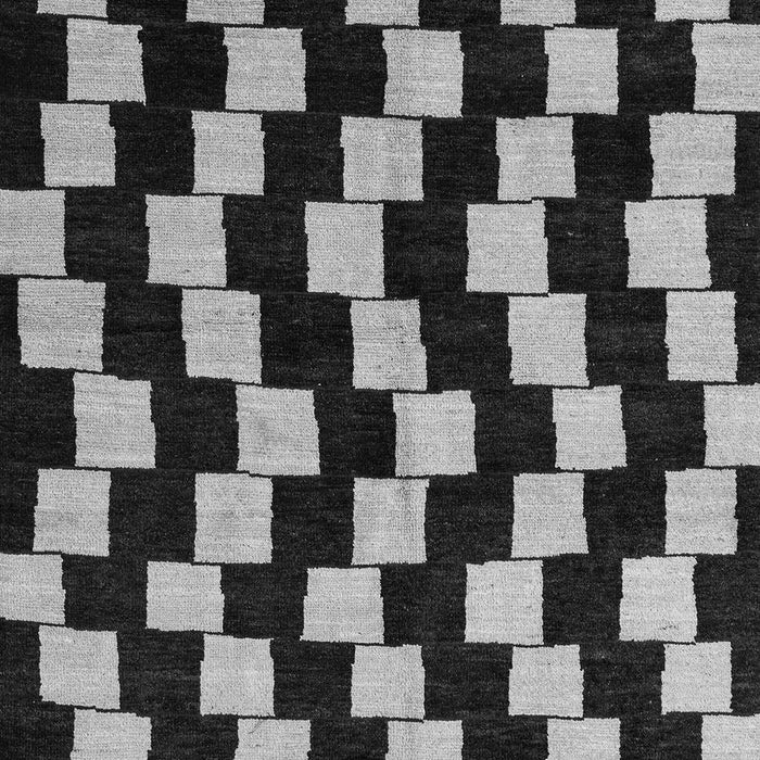 Machine Washable Abstract Gray Modern Rug, wshabs5291gry