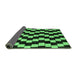 Sideview of Abstract Emerald Green Modern Rug, abs5291emgrn