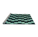 Sideview of Machine Washable Abstract Light Blue Modern Rug, wshabs5291lblu