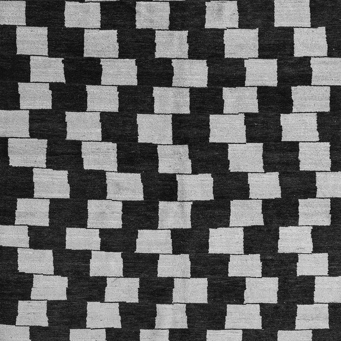 Square Machine Washable Abstract Gray Modern Rug, wshabs5291gry