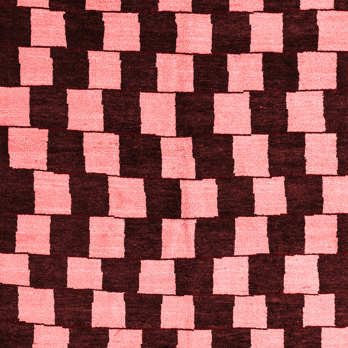 Abstract Red Modern Area Rugs