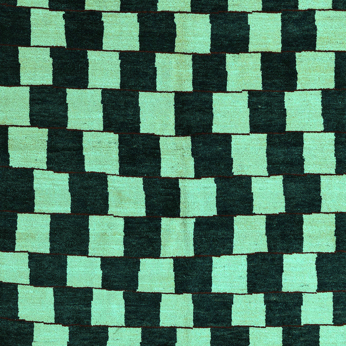 Abstract Turquoise Modern Rug, abs5291turq