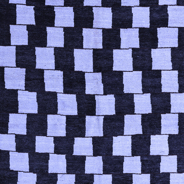 Abstract Blue Modern Rug, abs5291blu