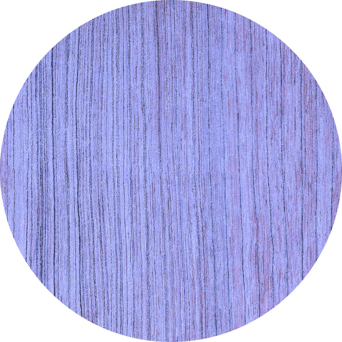 Round Machine Washable Abstract Blue Modern Rug, wshabs5292blu