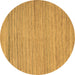 Round Abstract Brown Modern Rug, abs5292brn