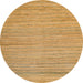 Round Abstract Sedona Brown Modern Rug, abs5292