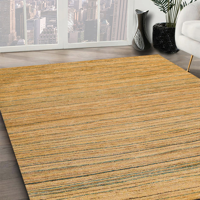 Abstract Sedona Brown Modern Rug in Family Room, abs5292