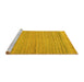 Sideview of Machine Washable Abstract Yellow Modern Rug, wshabs5292yw