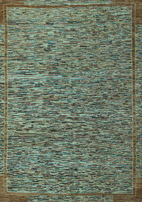 Abstract Light Blue Modern Rug, abs5293lblu