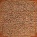 Square Abstract Red Modern Rug, abs5293