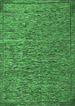 Abstract Emerald Green Modern Rug, abs5293emgrn