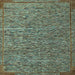 Square Abstract Light Blue Modern Rug, abs5293lblu