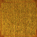 Square Abstract Yellow Modern Rug, abs5293yw