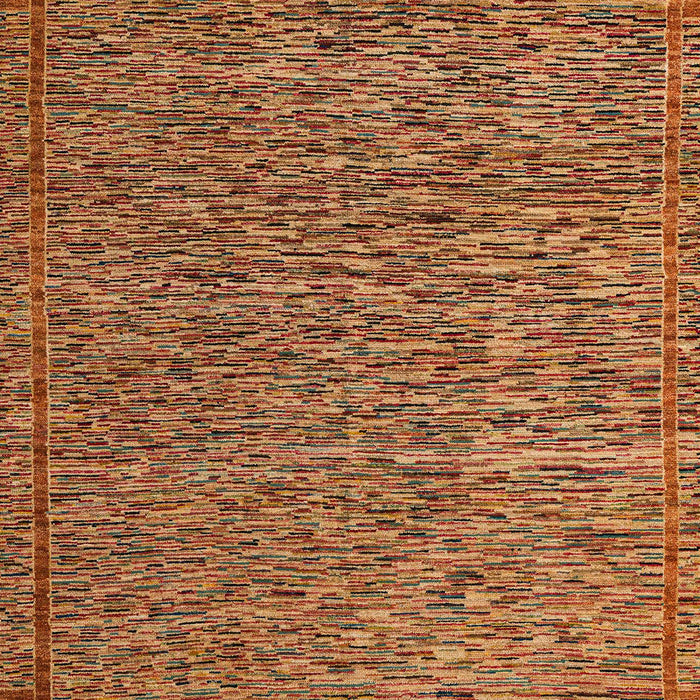 Machine Washable Abstract Tomato Red Rug, wshabs5293