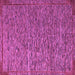 Square Abstract Purple Modern Rug, abs5293pur