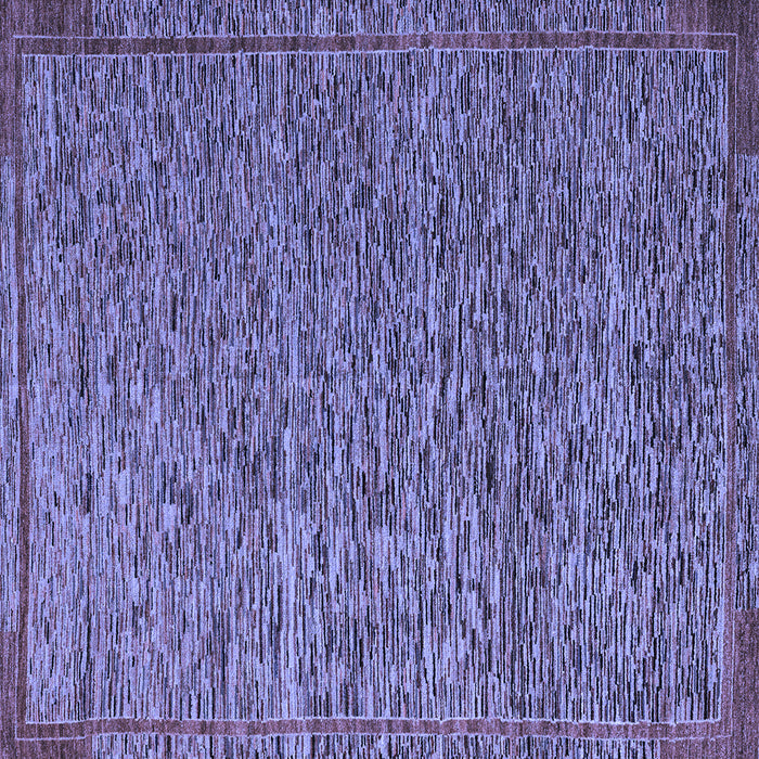 Square Machine Washable Abstract Blue Modern Rug, wshabs5293blu