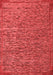 Abstract Red Modern Area Rugs