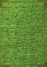 Abstract Green Modern Rug, abs5293grn