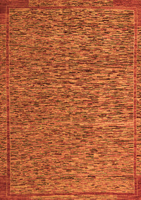 Abstract Orange Modern Rug, abs5293org