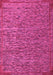 Machine Washable Abstract Pink Modern Rug, wshabs5293pnk