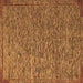 Square Abstract Brown Modern Rug, abs5293brn