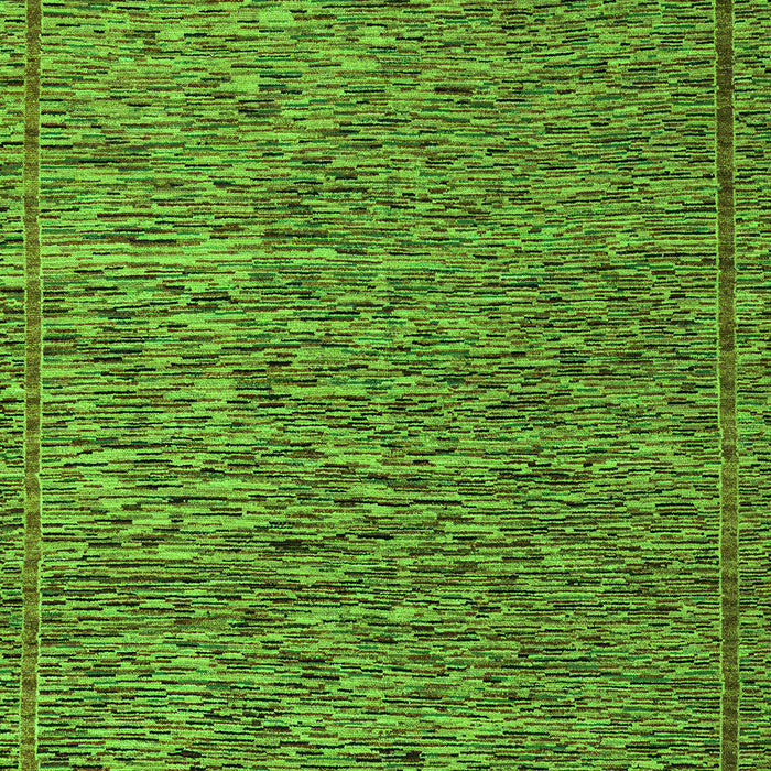 Machine Washable Abstract Green Modern Area Rugs, wshabs5293grn