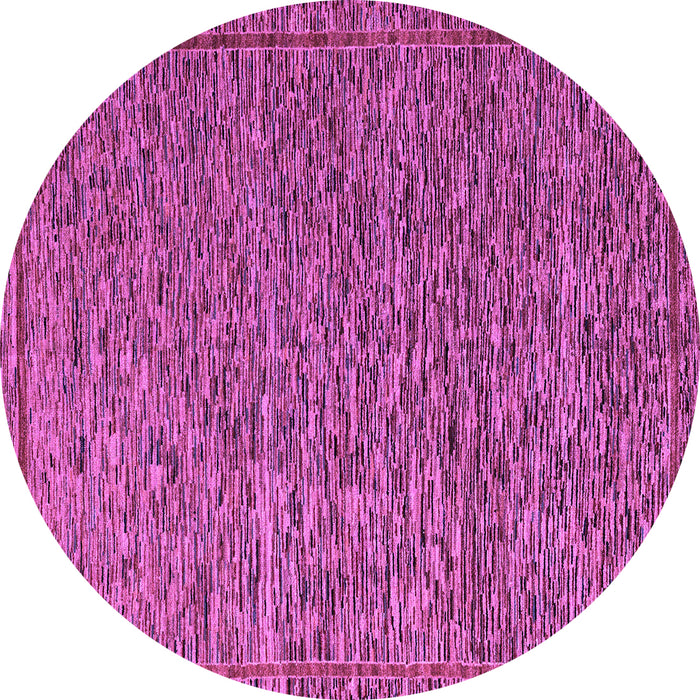 Round Machine Washable Abstract Purple Modern Area Rugs, wshabs5293pur