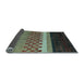 Sideview of Abstract Light Blue Modern Rug, abs5294lblu