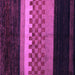 Square Abstract Purple Modern Rug, abs5294pur