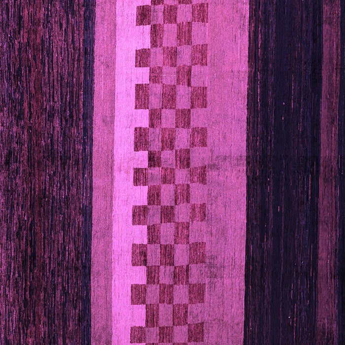 Square Machine Washable Abstract Purple Modern Area Rugs, wshabs5294pur
