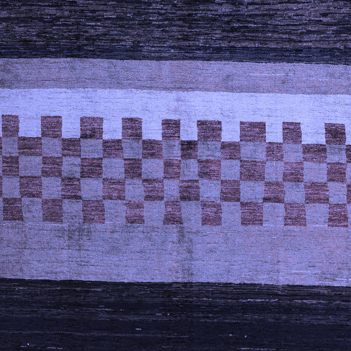 Machine Washable Abstract Blue Modern Rug, wshabs5294blu
