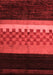 Abstract Red Modern Area Rugs