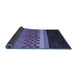 Sideview of Abstract Blue Modern Rug, abs5294blu