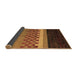 Sideview of Abstract Brown Modern Rug, abs5294brn