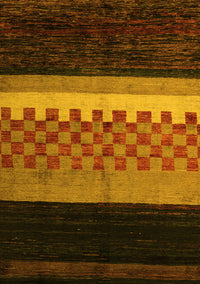 Abstract Yellow Modern Rug, abs5294yw