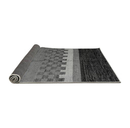 Sideview of Abstract Gray Modern Rug, abs5294gry