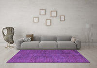 Machine Washable Abstract Purple Modern Rug, wshabs5295pur