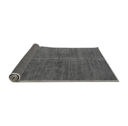 Sideview of Abstract Gray Modern Rug, abs5295gry