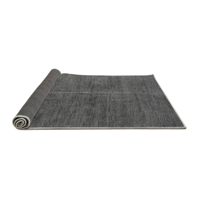 Sideview of Abstract Gray Modern Rug, abs5295gry