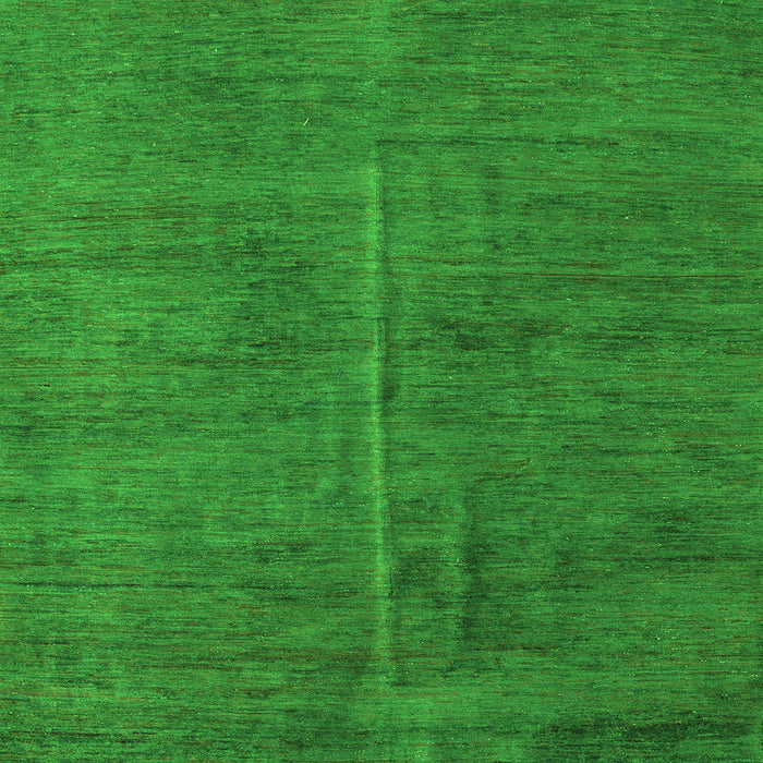 Square Abstract Green Modern Rug, abs5295grn