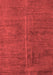 Abstract Red Modern Area Rugs