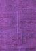 Machine Washable Abstract Purple Modern Area Rugs, wshabs5295pur