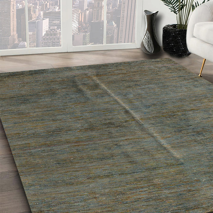 Machine Washable Abstract Coffee Brown Rug in a Family Room, wshabs5295