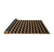 Sideview of Abstract Bronze Brown Modern Rug, abs5296