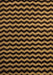 Machine Washable Abstract Brown Modern Rug, wshabs5296brn