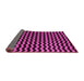 Sideview of Abstract Pink Modern Rug, abs5296pnk