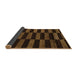 Sideview of Abstract Saddle Brown Modern Rug, abs5297