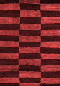 Abstract Red Modern Rug, abs5297red