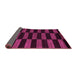 Sideview of Abstract Pink Modern Rug, abs5297pnk