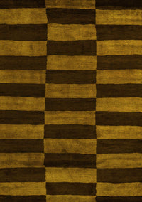 Abstract Yellow Modern Rug, abs5297yw